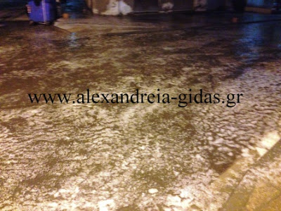 Αλεξάνδρεια:Προβλήματα από το χαλάζι