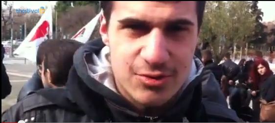 ΒΙΝΤΕΟ-Διαμαρτυρία φοιτητών για το σχέδιο «Αθηνά»
