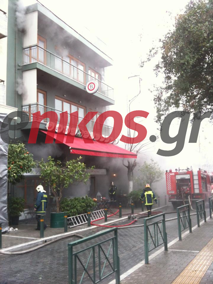 ΦΩΤΟ-Φωτιά σε γνωστό εστιατόριο στο Γκάζι