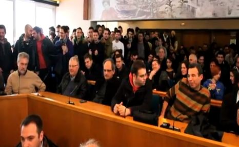 ΒΙΝΤΕΟ-Ειρηνική “εισβολή” φοιτητών