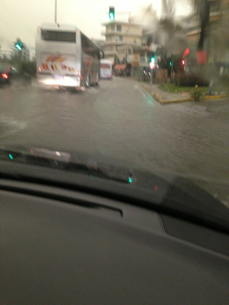 Η Τατιάνα στην βροχή