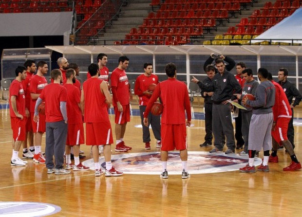 Βίντεο-Η προπόνηση του Ολυμπιακού στο Ελληνικό