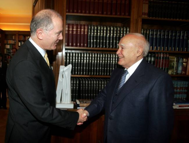 O Προβόπουλος στον Παπούλια