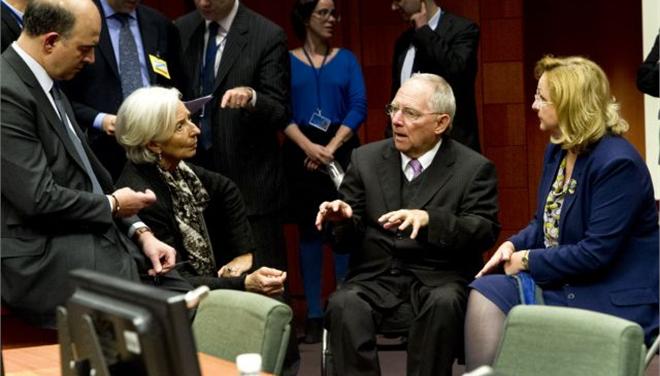 Η Λαγκάρντ έδωσε σοκολατάκια στον Σόιμπλε