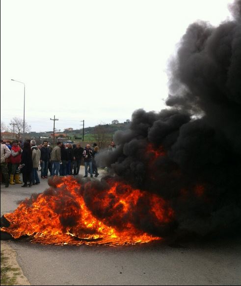 Προσαγωγές και ΜΑΤ στην Ιερισσό