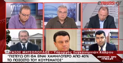 ΒΙΝΤΕΟ-Μητσόπουλος: Κάτω από 40% το κούρεμα