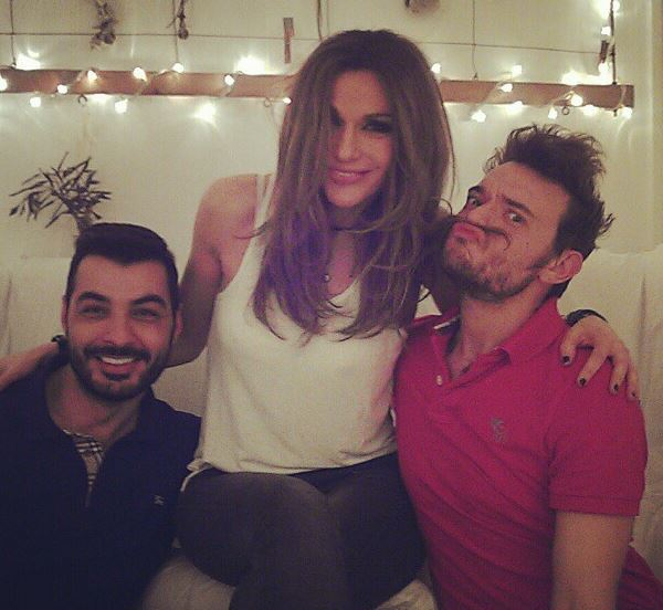 Η Δέσποινα Βανδή με τα αγόρια της