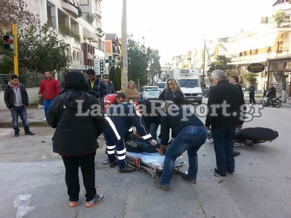 Τροχαίο με μαθητή στη Λαμία