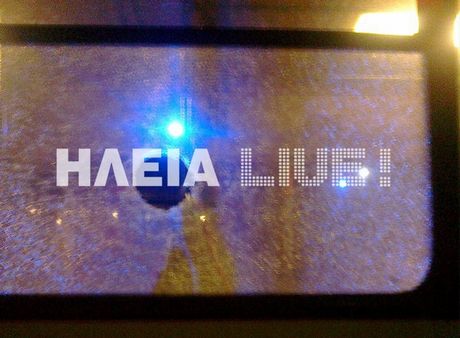 Πετροβόλησαν λεωφορείο στον Πύργο