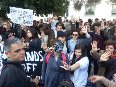 Κύπρος-Σε εξέλιξη πορεία τραπεζοϋπαλλήλων