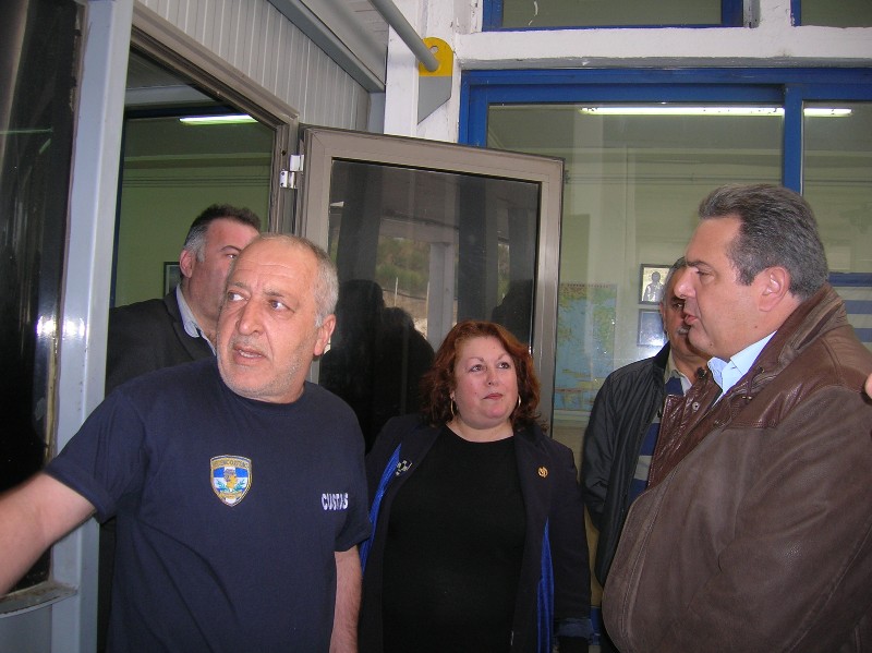 ΦΩΤΟ-Ο Καμμένος στον Έβρο