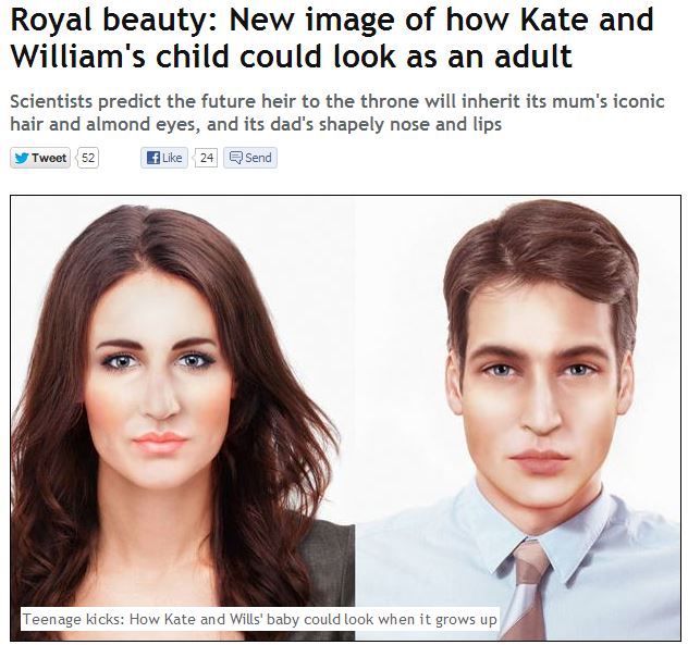 Έτσι θα μοιάζει το παιδί της Κέιτ και του Γουίλιαμ