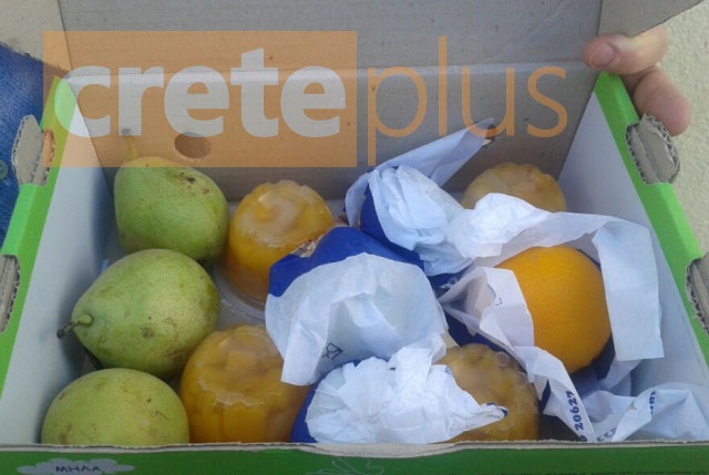 Μοίρασαν σε παιδιά σάπια φρούτα