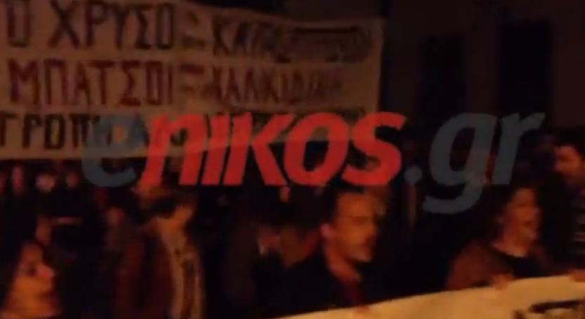 ΒΙΝΤΕΟ-Συνθήματα κατά των μεταλλείων