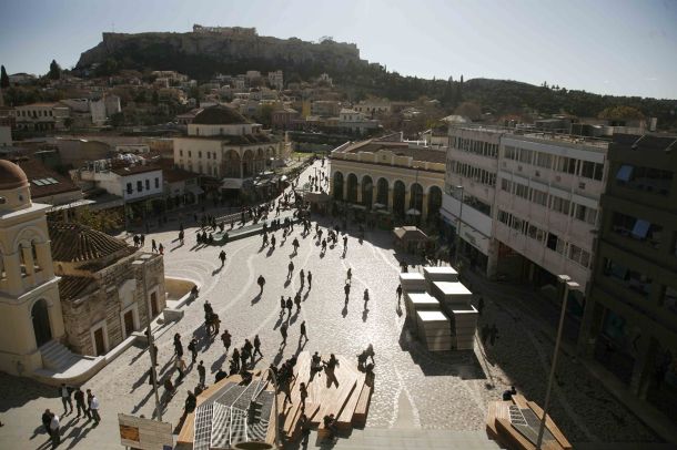 Η πλατεία Μοναστηρακίου το 1869