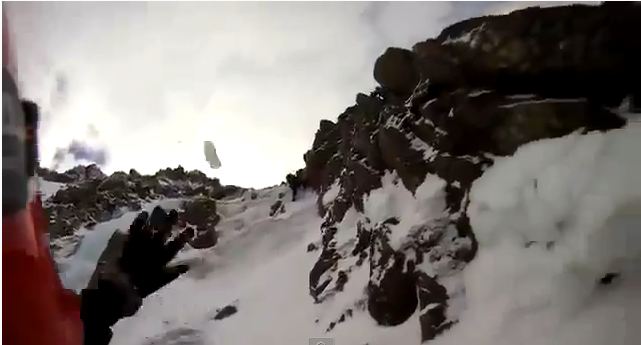 Η τρομακτική πτώση ορειβάτη