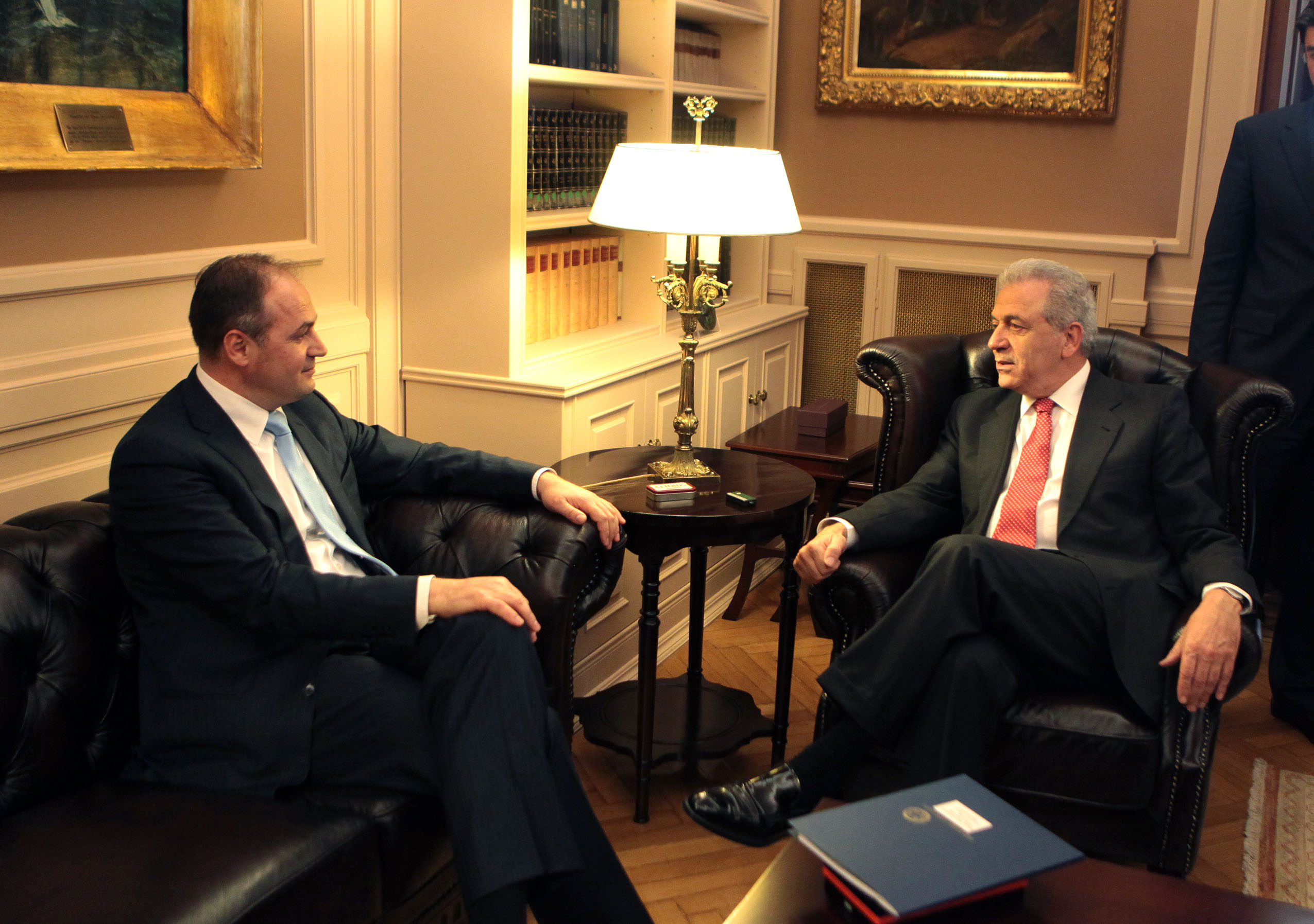 Συνάντηση Αβραμόπουλου-Χοτζάι