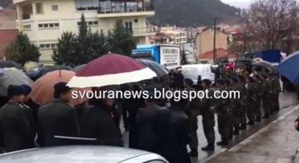 ΒΙΝΤΕΟ-Το τελευταίο αντίο στον Ανθυπολοχαγό