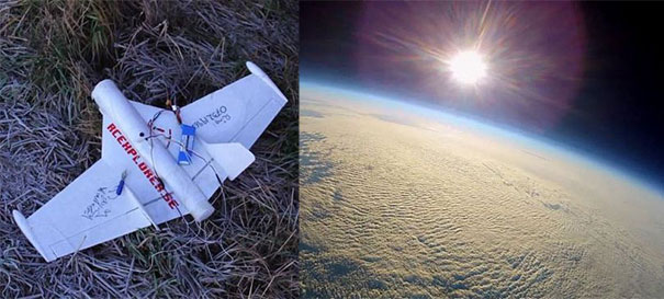 ΒΙΝΤΕΟ-Έστειλαν ανεμόπτερο στο …διάστημα