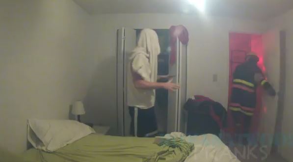 ΒΙΝΤΕΟ-Οι πυροσβέστες ήταν …ψεύτικοι