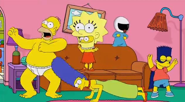 BINTEO-Οι Simpsons χορεύουν Harlem Shake