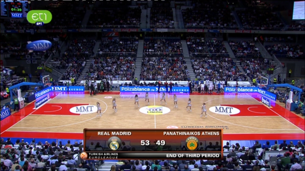 Live: Ρεάλ-ΠΑΟ 53-49 (30’)
