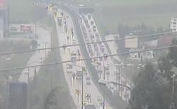 ΦΩΤΟ-Σύγκρουση οχημάτων στον περιφερειακό Θεσσαλονίκης