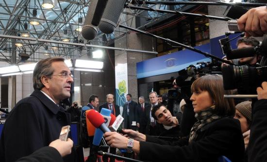 Επικοινωνία Σαμαρά με ευρωπαίους ηγέτες