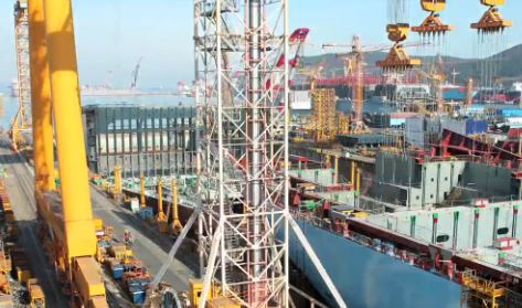 ΒΙΝΤΕΟ-Δείτε σε 76” την κατασκευή του μεγαλύτερου πλοίου