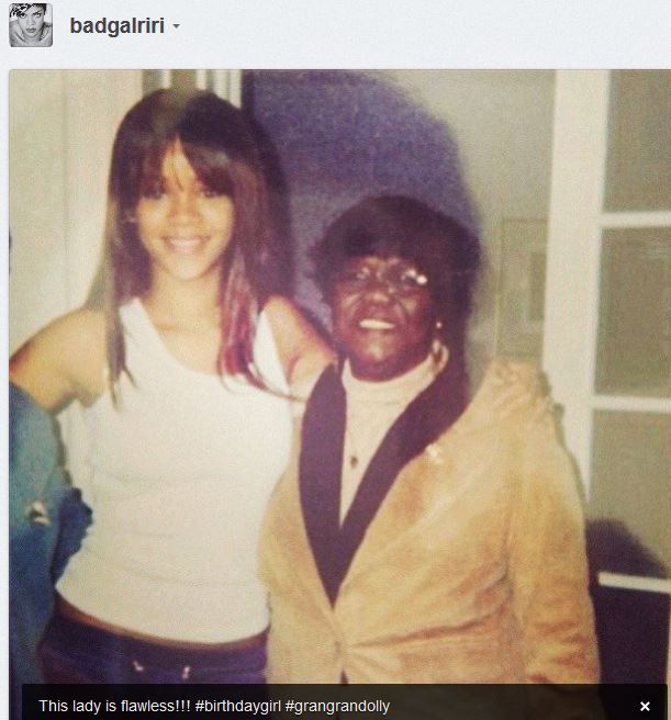 Η Ριάνα θυμάται τη γιαγιά της