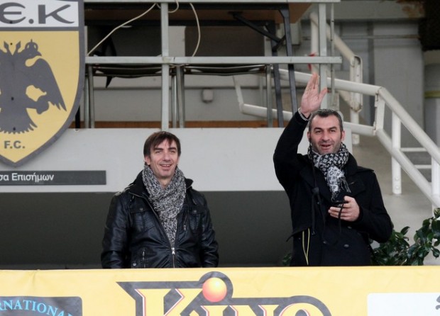 Στον πάγκο της ΑΕΚ ο Δέλλας