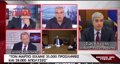 ΒΙΝΤΕΟ-Κεδίκογλου: Τον Μάρτιο έγιναν 35.000 προσλήψεις και 28.000 απολύσεις