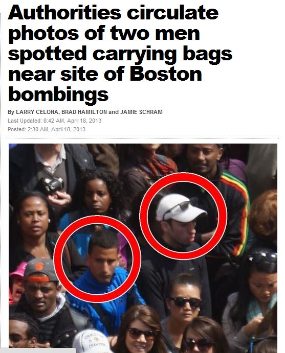 Βοστώνη: Αυτούς αναζητά η αστυνομία