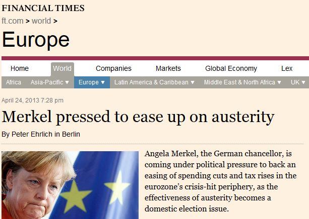 FT: Η Μέρκελ “κινδυνεύει”…
