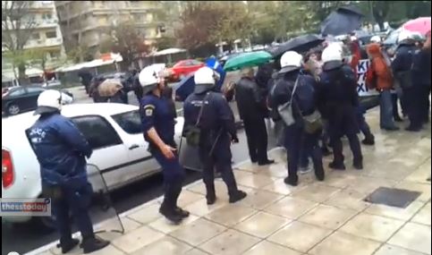 BINTEO: Η ένταση στο Μακεδονία Παλλάς