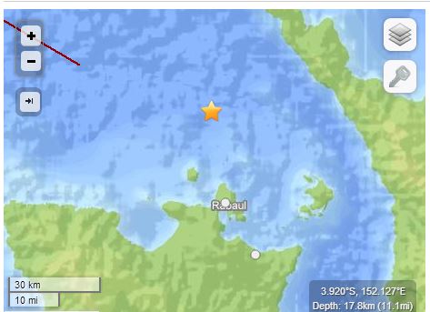 Σεισμός 6,4 Ρίχτερ στην Παπούα-Νέα Γουινέα