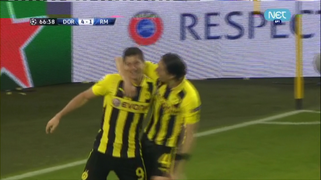 Live: Ντόρτμουντ – Ρεάλ 4-1 (67’)