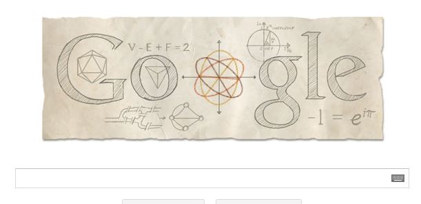 Το Google τιμά τον Λέοναρντ Όιλερ