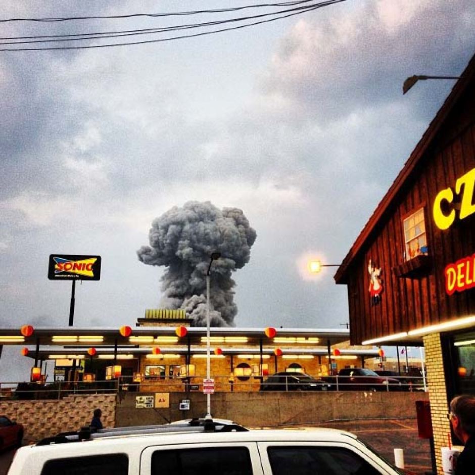 ΦΩΤΟ από την έκρηξη στο Τέξας