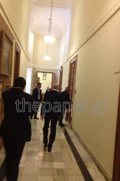 ΦΩΤΟ – Η συνάντηση Βενιζέλου – Παπανδρέου