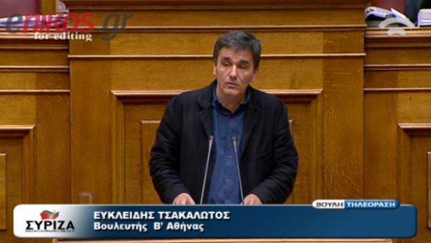 ΒΙΝΤΕΟ- Τσακαλώτος:Υπόδειγμα μαχητικότητας ο Παπανδρέου