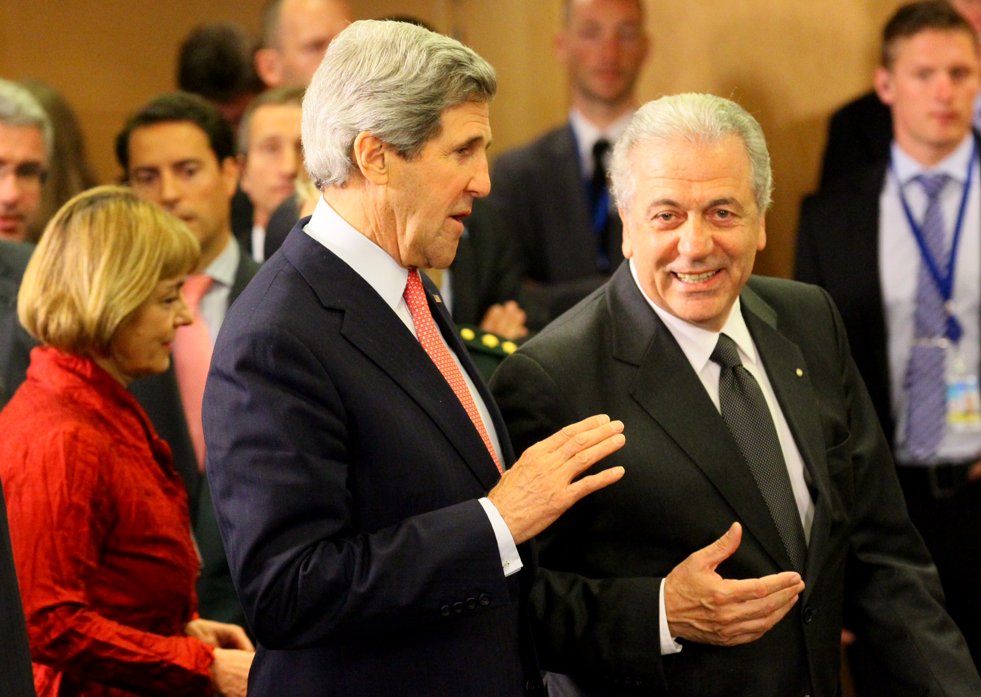 ΦΩΤΟ-Συνάντηση Αβραμόπουλου-Κέρι