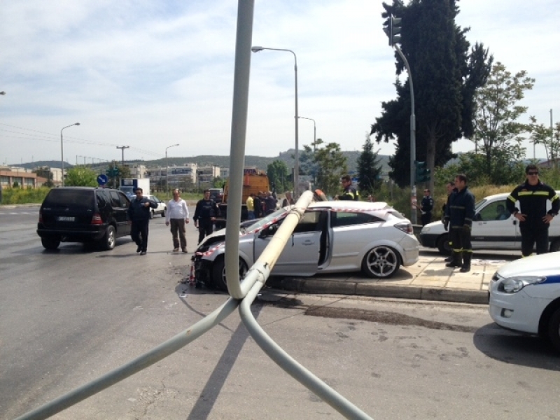 Σοβαρό τροχαίο στη Θεσσαλονίκη