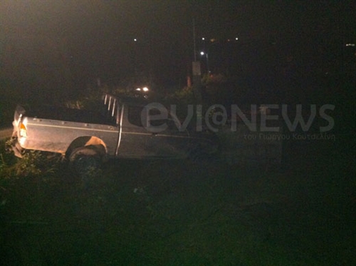 Αυτοκίνητο κατέληξε σε στάβλο
