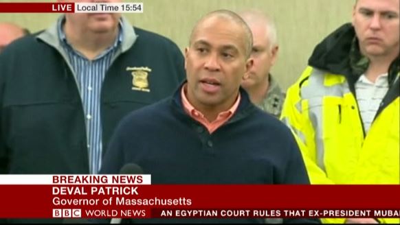 Το μήνυμα του κυβερνήτη της Μασαχουσέτης