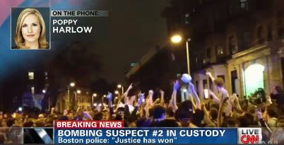 BINTEO- Πανηγυρισμοί στη Βοστώνη μετά τη σύλληψη