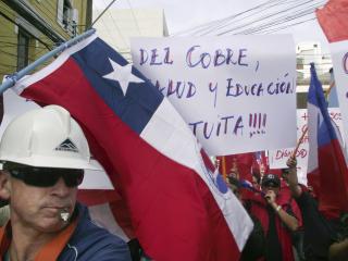 Χιλή: Σε απεργία οι μεταλλωρύχοι