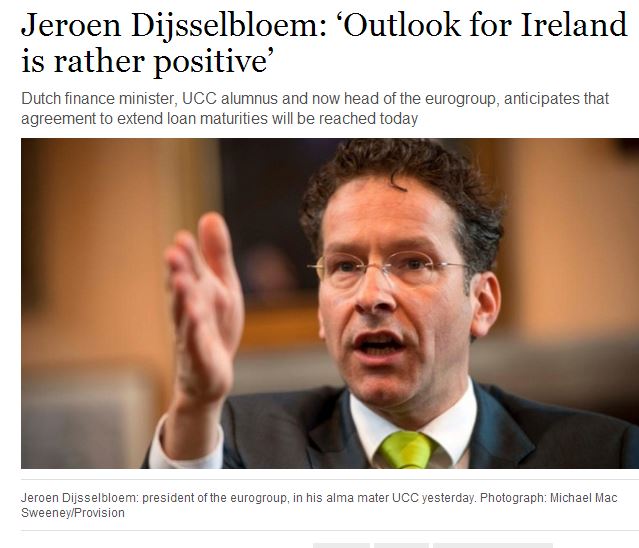 Ντάισελμπλουμ:Ανάκαμψη για τις χώρες της Ευρωζώνης