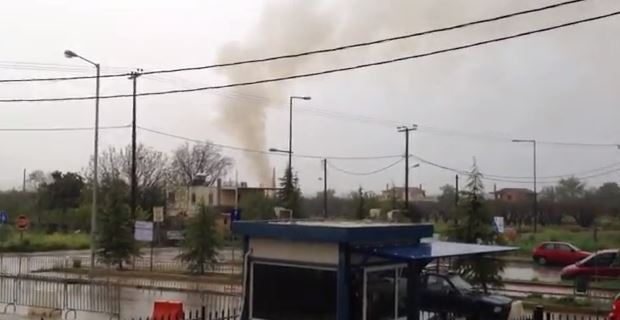 ΒΙΝΤΕΟ-Ο κεραυνός που “χτύπησε” τη Λαμία