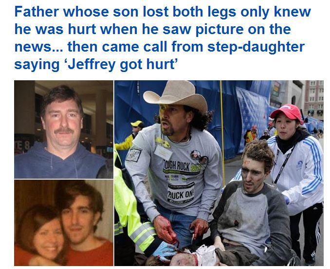 Από την TV έμαθε ότι ο γιος του τραυματίστηκε